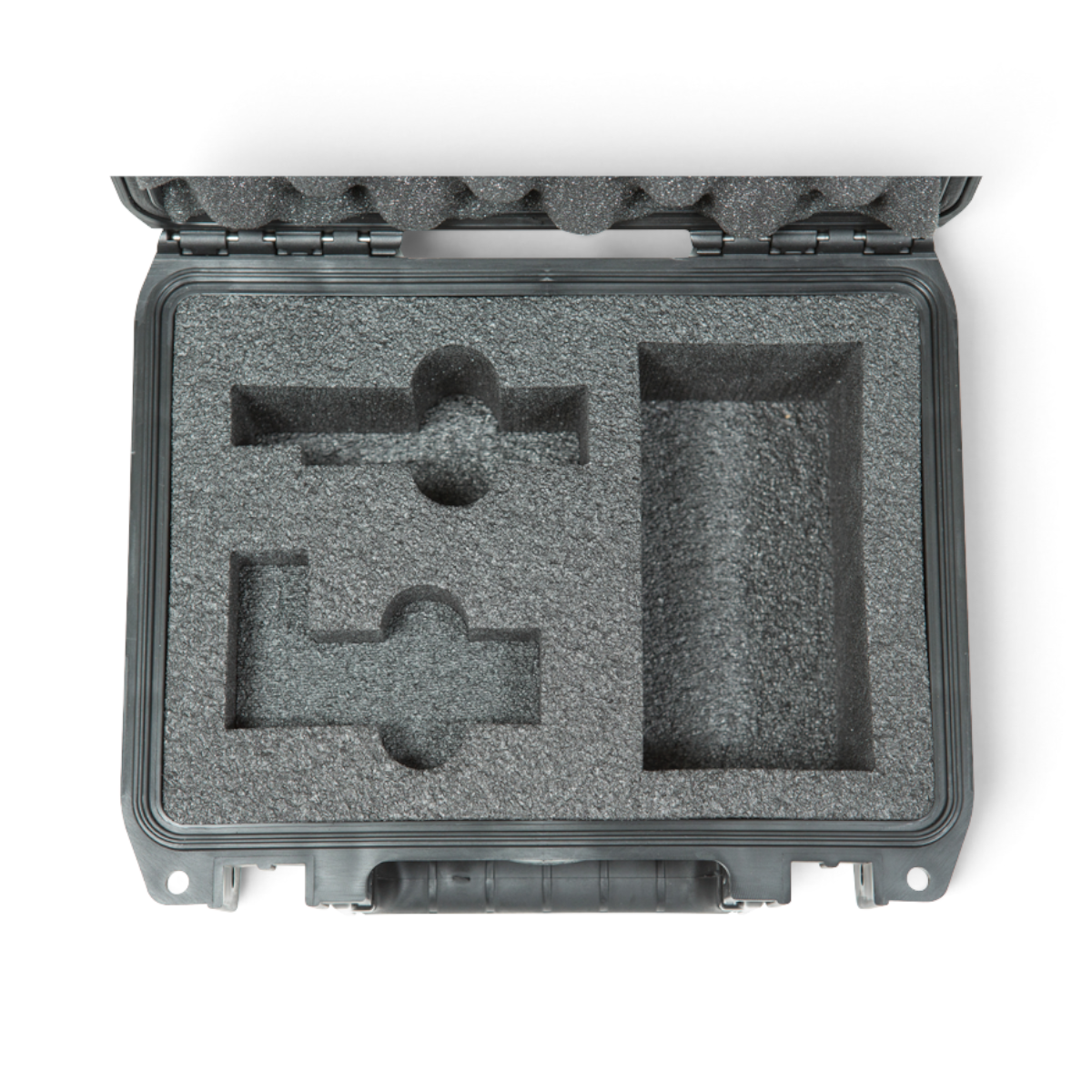 SKB Cases iSeries waterproof hard case with custom-cut grey PE foam interior for Sennheiser AVX wireless audio system