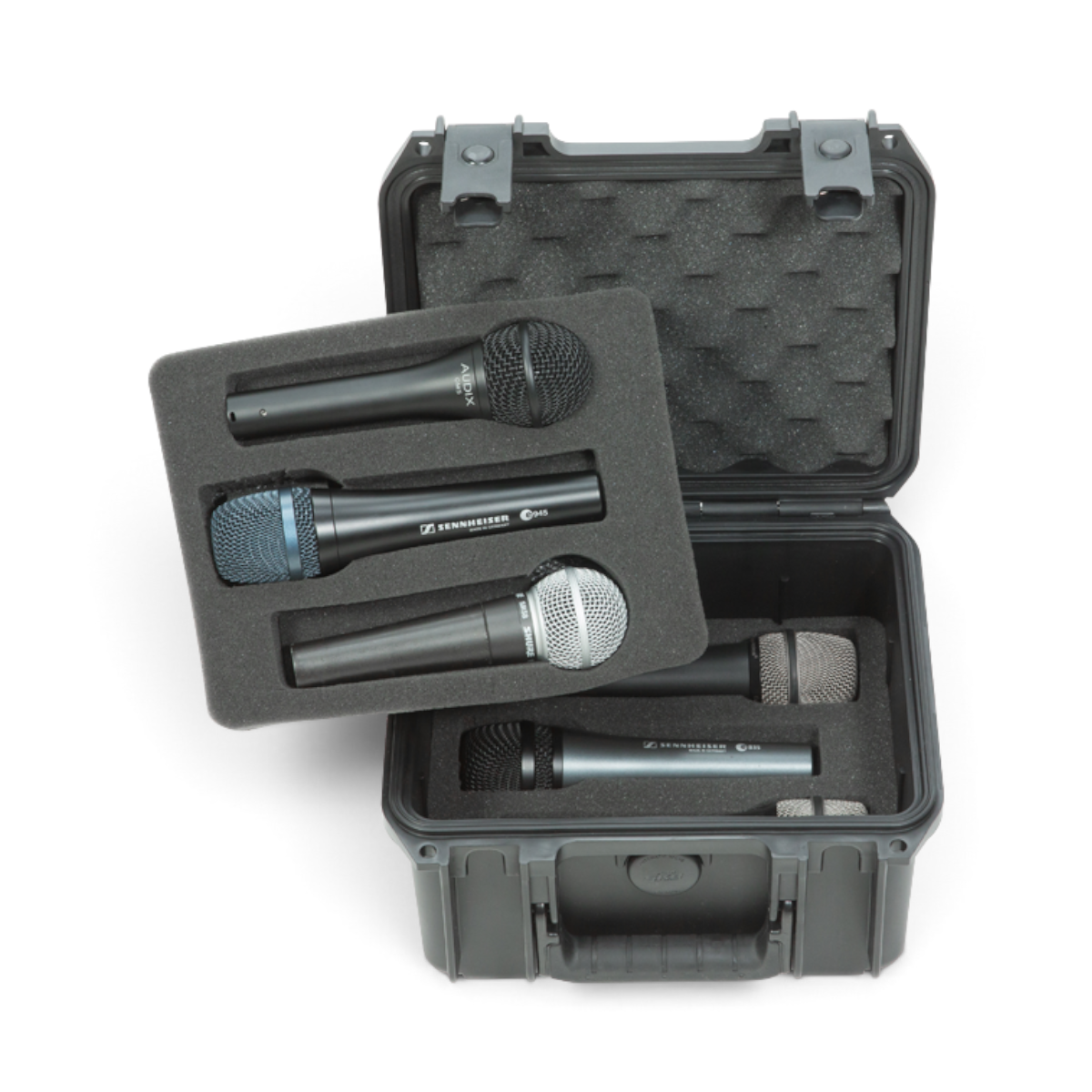 iSeries 0907-6 Mic Case - Compact Waterproof | Holds 6 Mics
