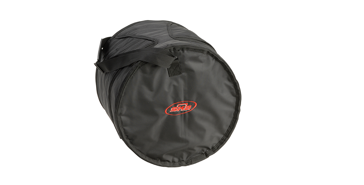 Side view of 10 x 12 Tom Drum Gig Bag featuring ergonomic handle and durable construction for easy transport and drum protection.