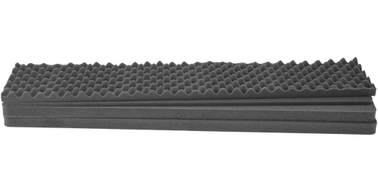 Layered foam for 3i-4909-5 replacement insert with egg-crate top layer, ideal for customizing protection in single-lid cases.