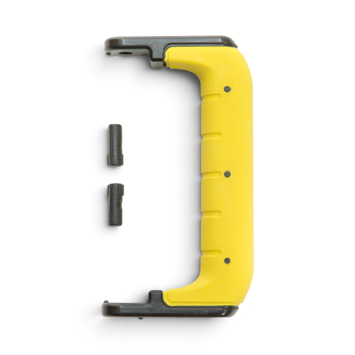 SKB Cases yellow replacement handle for iSeries small cases with two black mounting pins