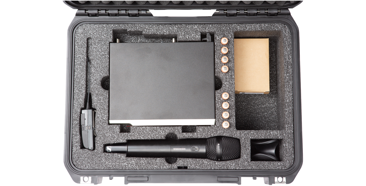 Sennheiser Wireless Microphone Case - iSeries | Waterproof Molded Case Sennheiser Wireless Microphone Case - iSeries | Waterproof Molded Case