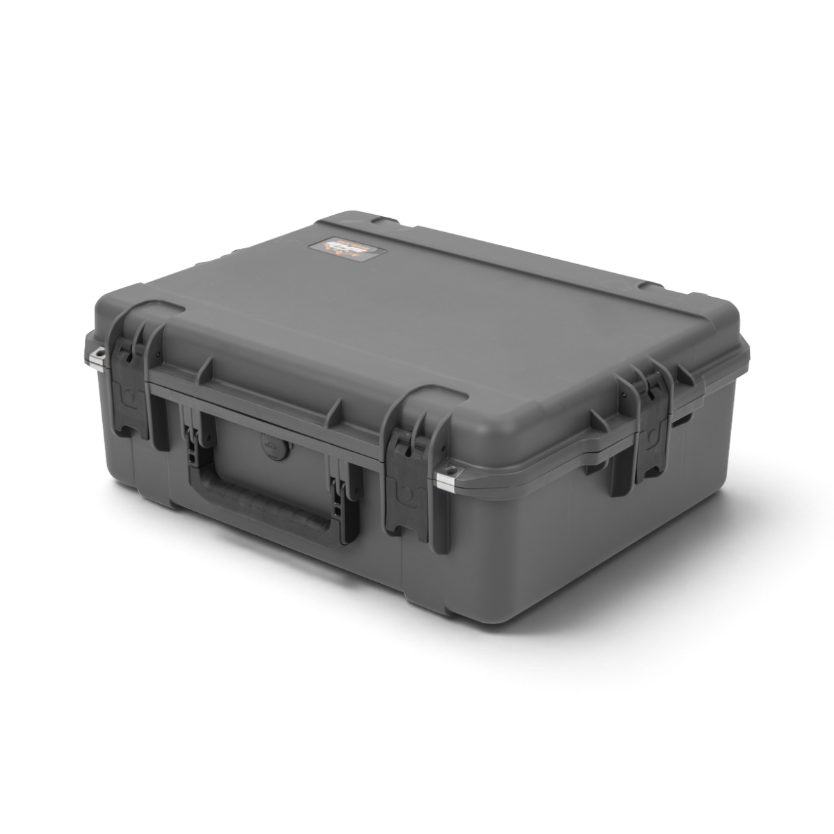 SKB Cases iSeries 2217-8 Overland waterproof storage case in charcoal grey with durable trigger latches.