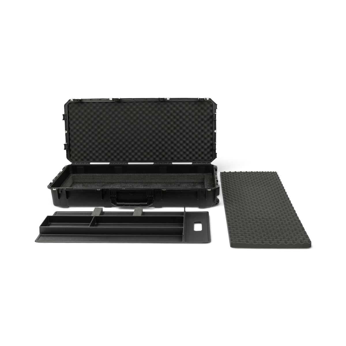 SKB Cases iSeries 4719-8 waterproof bow case with removable accessory tray and foam divider in black