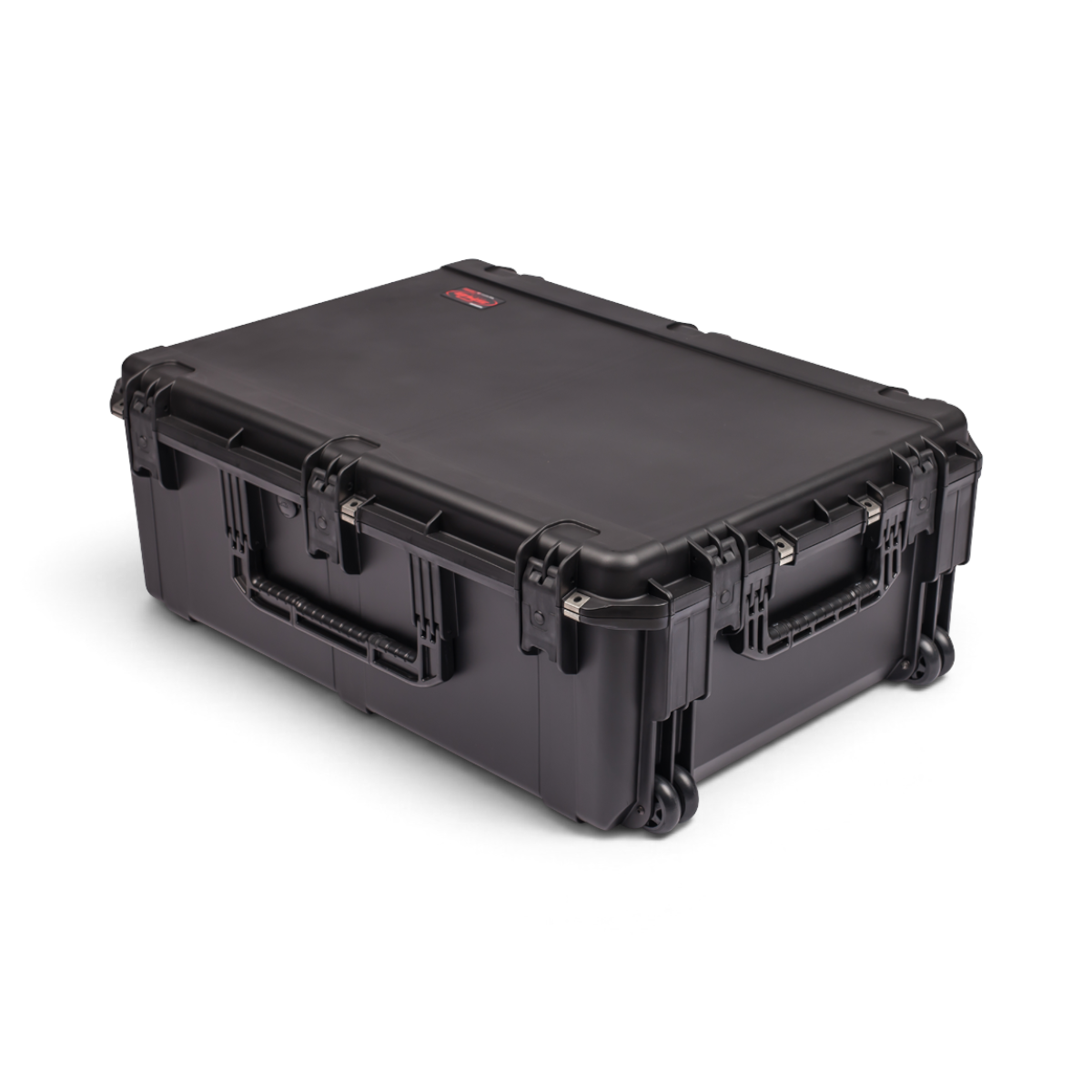 SKB Cases iSeries 3424-12 black waterproof injection molded polypropylene equipment case with wheels and trigger latches