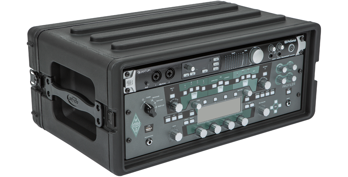 4Uラックケース SKB SKB 4U | Molded Injection ラックエフェクター
