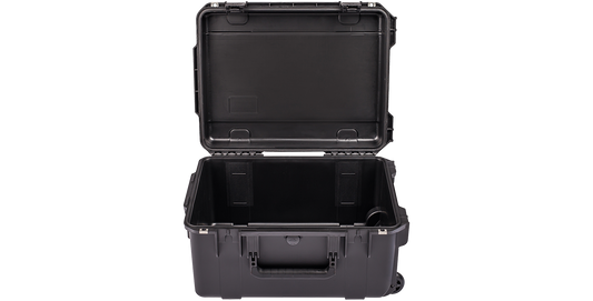 Durable iSeries 2015-10 Waterproof Case open front view, designed for secure storage of household or video accessories in rugged environments.