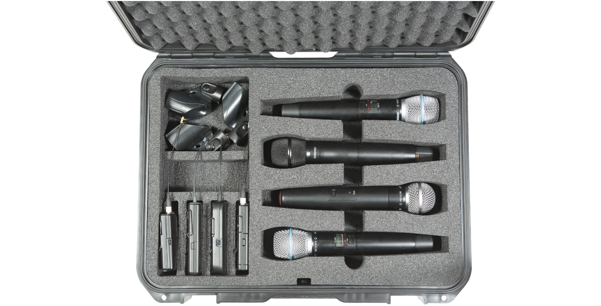 Wireless Mic Case Waterproof - 8 Mics | Durable & Waterproof