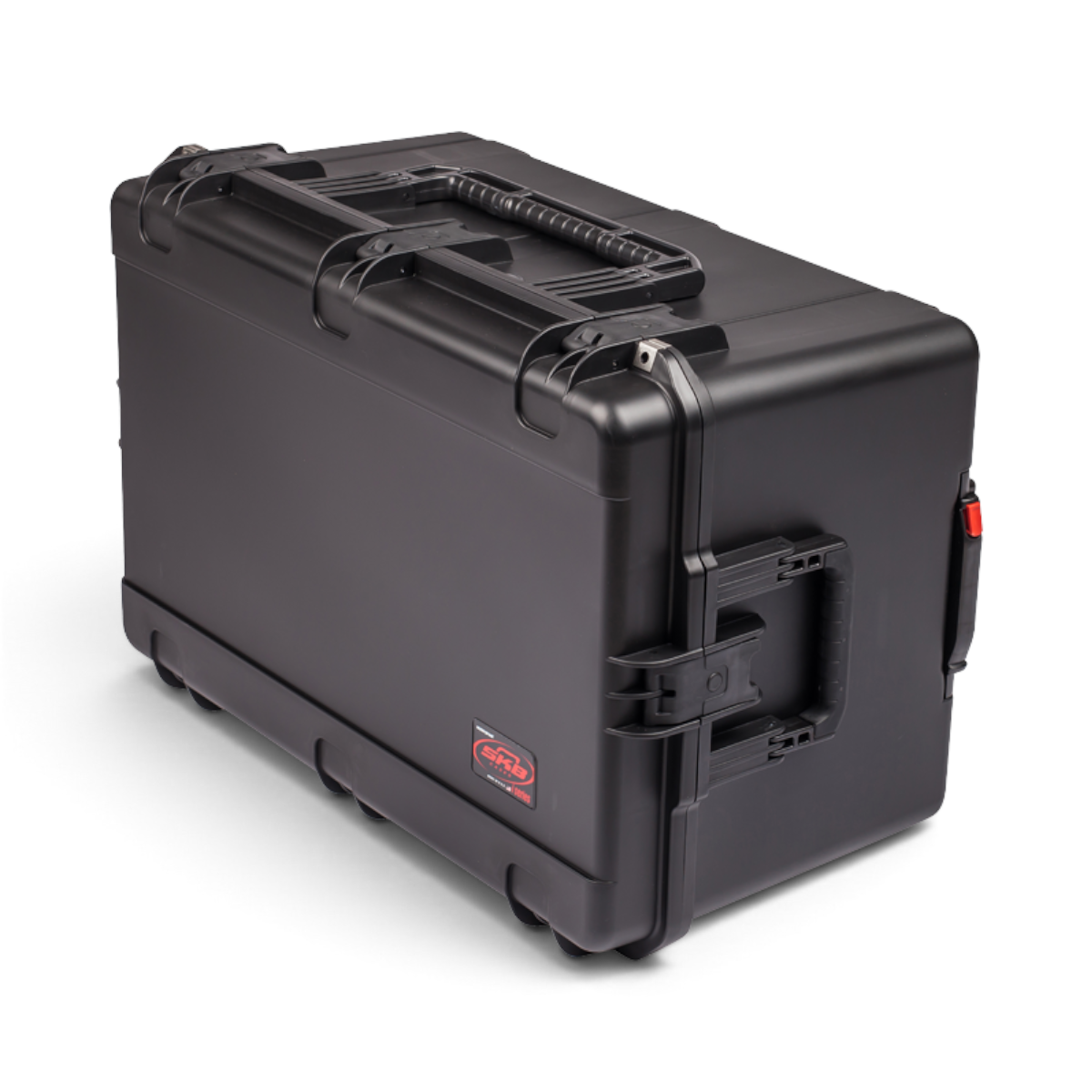 SKB Cases iSeries 2918-14 black waterproof injection molded hard case with trigger latches and rubber grip handle.