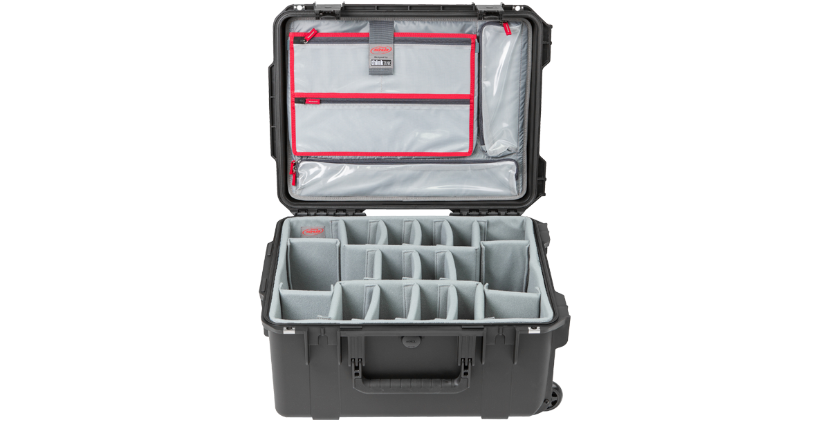 iSeries 2015-10 Case - Waterproof Case with multi-compartment padded dividers, ideal for organizing vacuum or photo accessories.