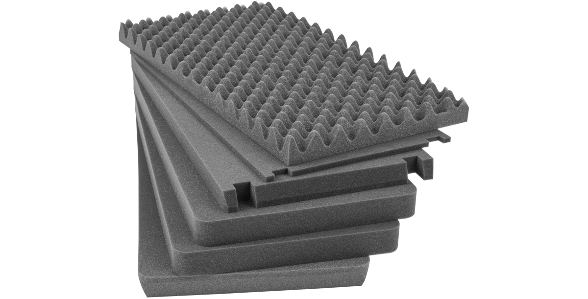Replacement Cubed Foam 3i-3016-10 - Custom Fit | Durable accessory kit with layered foam inserts for single-lid cases, ideal for protective storage.