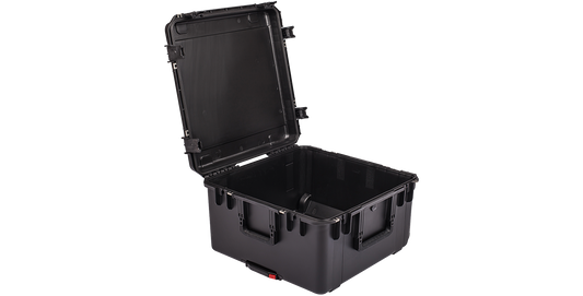 iSeries Case - Waterproof Protector with open lid, showing spacious interior for secure storage of vacuum accessory kits.