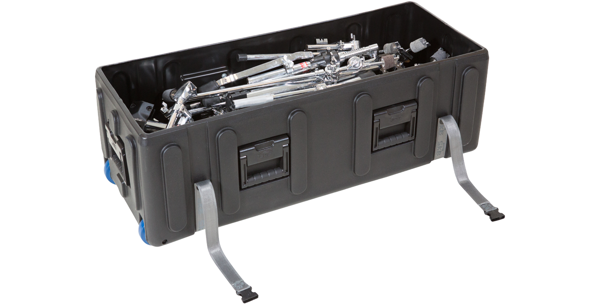 Large Drum Hardware Case with Wheels