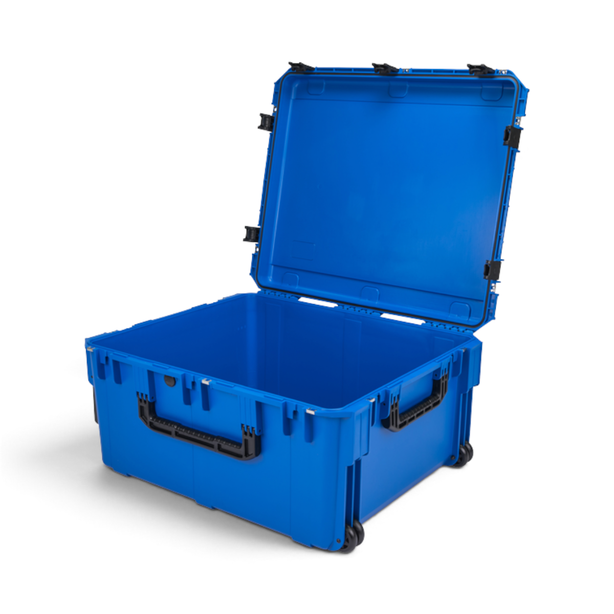 SKB Cases iSeries 3026-15 blue waterproof injection molded polypropylene equipment case with open lid