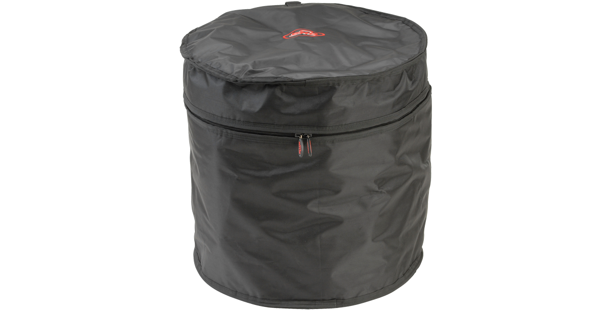 16 x 20 Bass Drum Gig Bag with durable zippers and ballistic nylon for maximum drum protection in transport or storage.