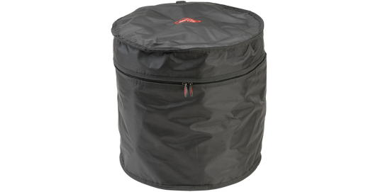 16 x 20 Bass Drum Gig Bag with durable zippers and ballistic nylon for maximum drum protection in transport or storage.