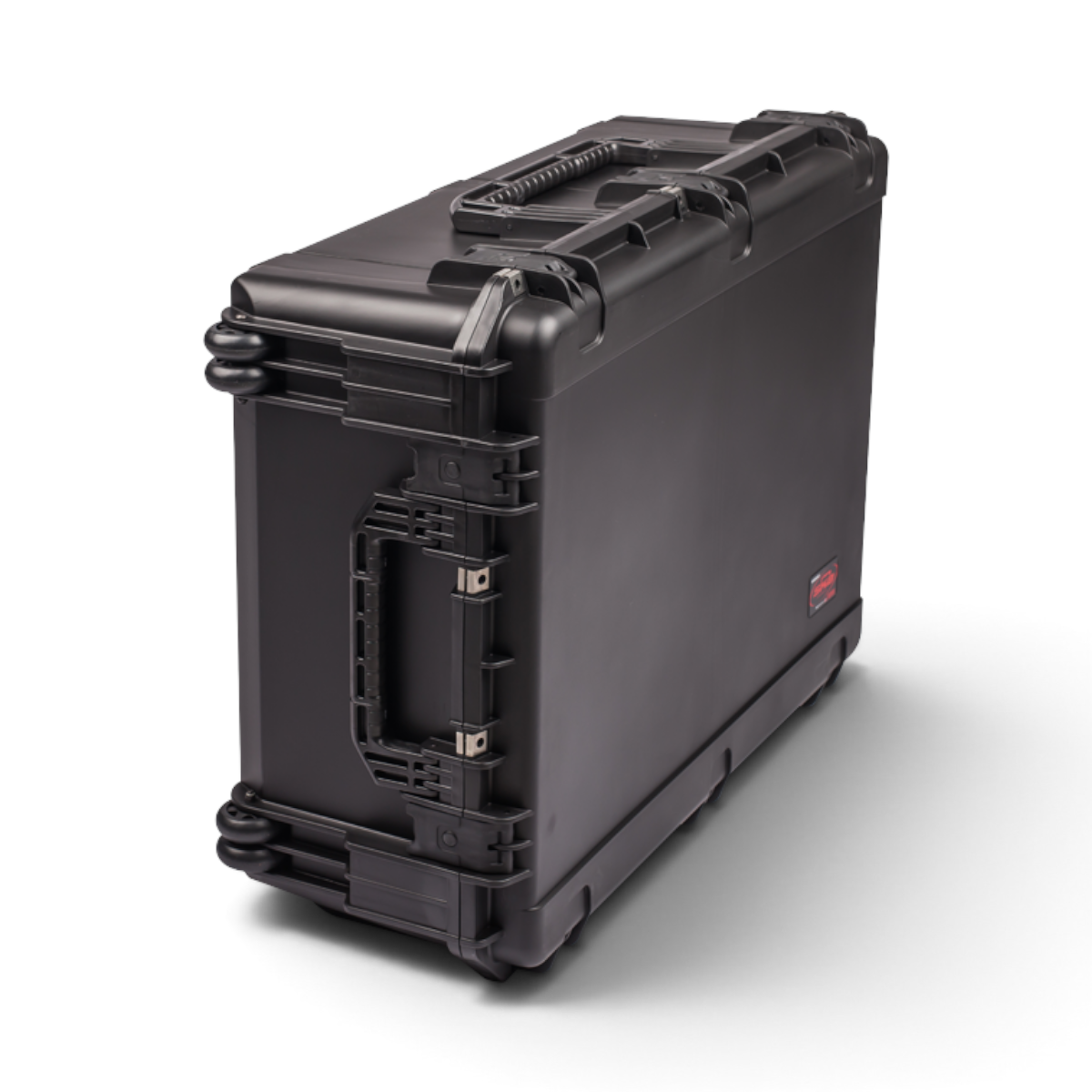 SKB Cases iSeries 3424-12 black waterproof injection molded polypropylene equipment case with wheels and side handle