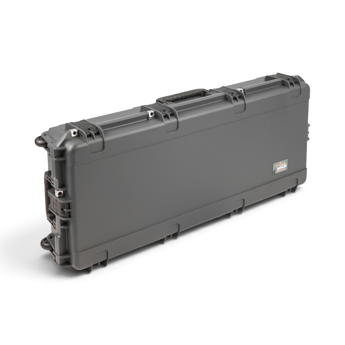 SKB Cases iSeries 4217-7 Overland waterproof hard case in charcoal grey with durable polypropylene construction.