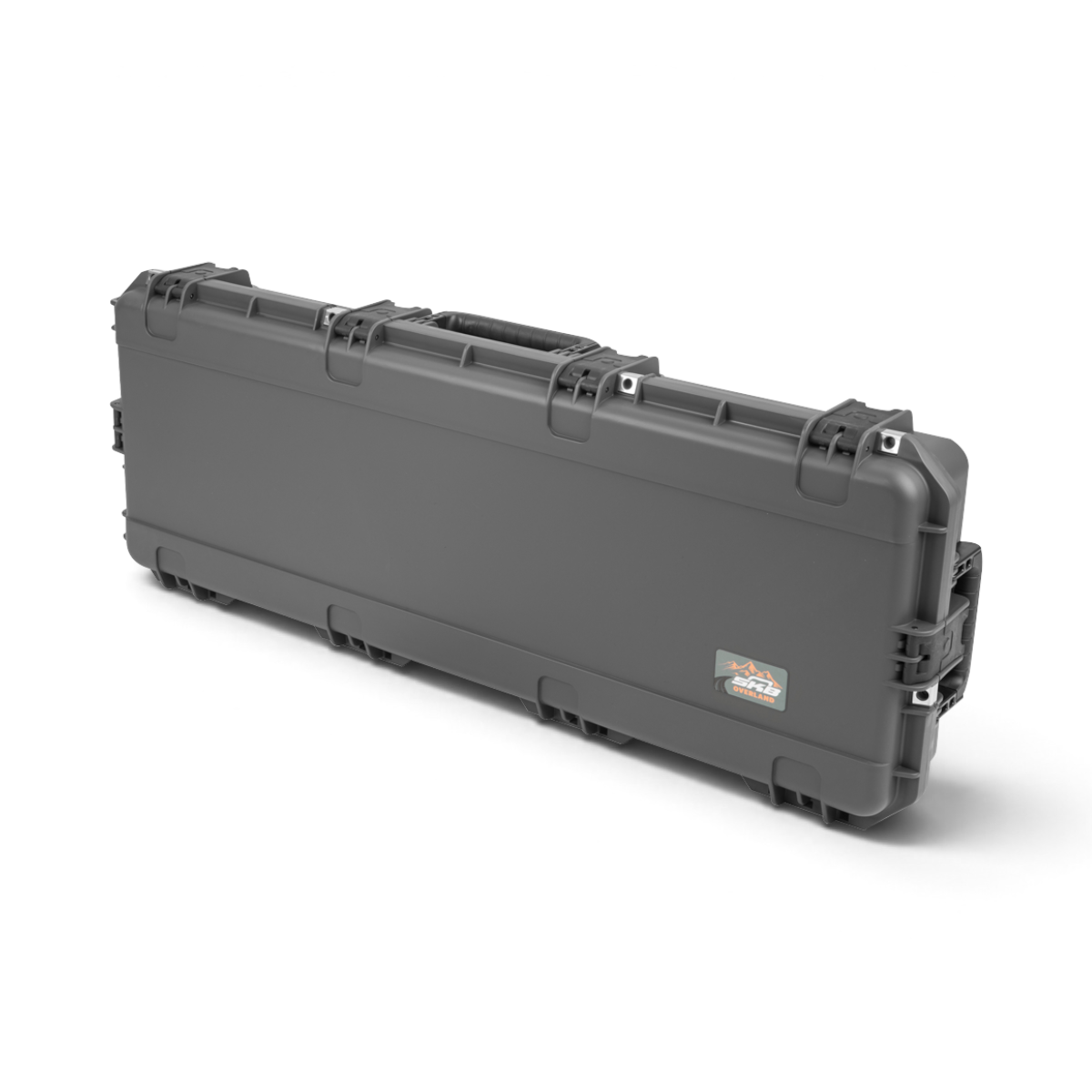 SKB Cases iSeries 4214-5 Overland waterproof equipment case in charcoal grey with a rugged, impact-resistant design.