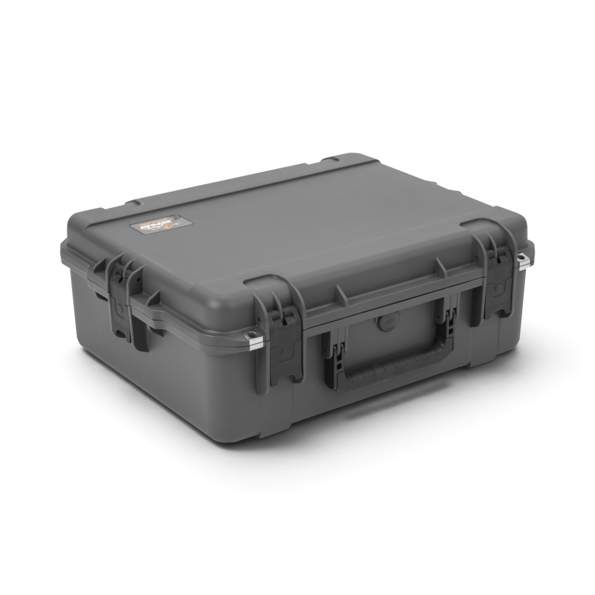SKB Cases iSeries 2217-8 Overland waterproof storage case in charcoal grey with durable polypropylene construction.