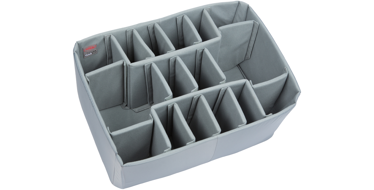 Foam-lined iSeries 2617-12 Divider Set designed for accessory kits, offering durable, soft case adaptability and secure compartmental organization.