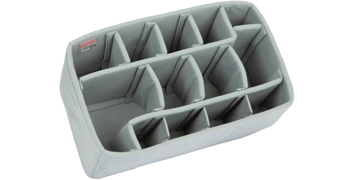 Accessory kit iSeries 2011-10 Divider Set by SKB Think Tank with customizable dividers and soft foam liner for household appliance storage cases.