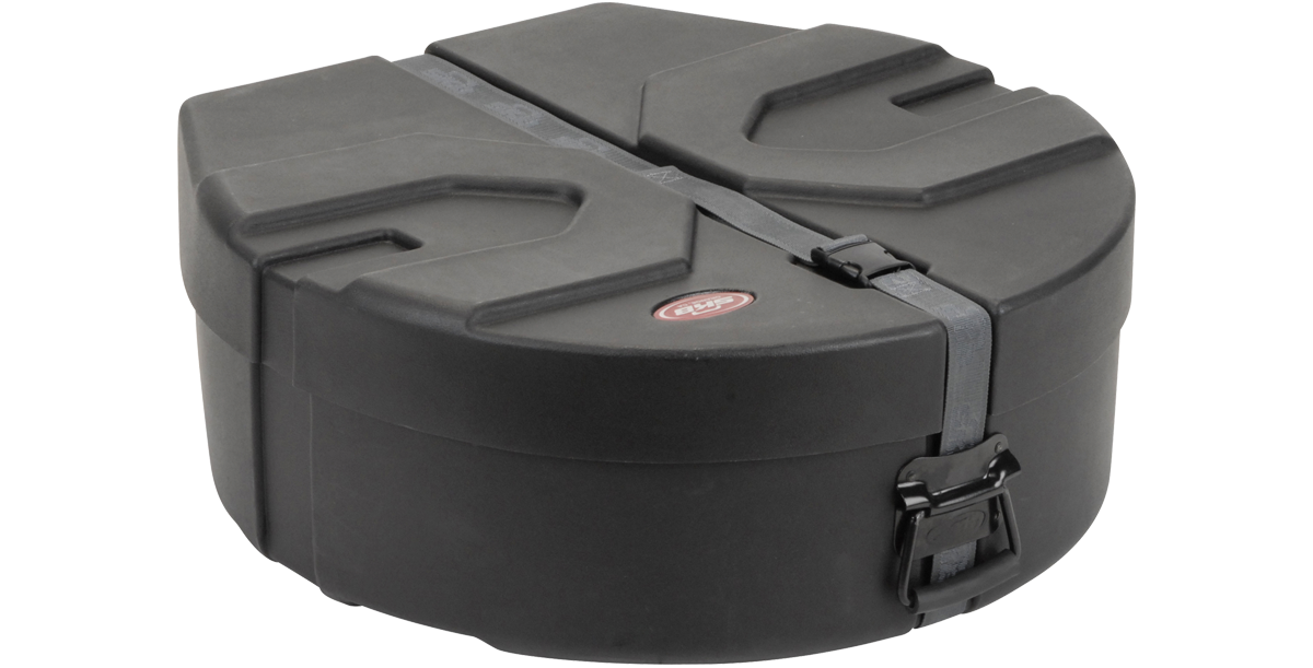 Durable Cymbal Transport Case - Cymbal Safe featuring a heavy-duty latch and molded handle for easy and secure carrying of percussion gear.