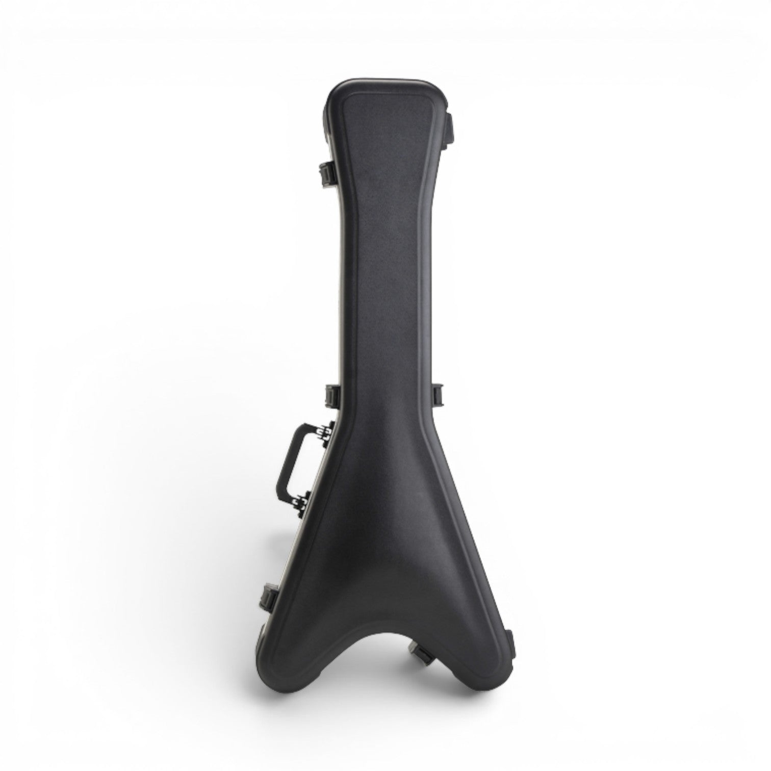 Flying V® Hardshell Guitar Case with molded exterior for Flying V guitars, offering durable protection and secure locking latches.