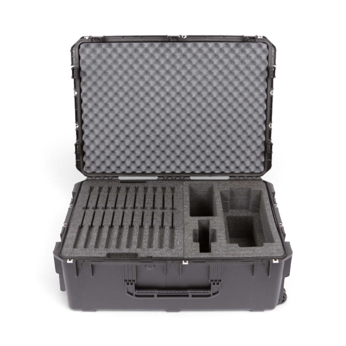 SKB Cases iSeries wireless system hard case with custom foam interior for Shure Microflex microphones and equipment