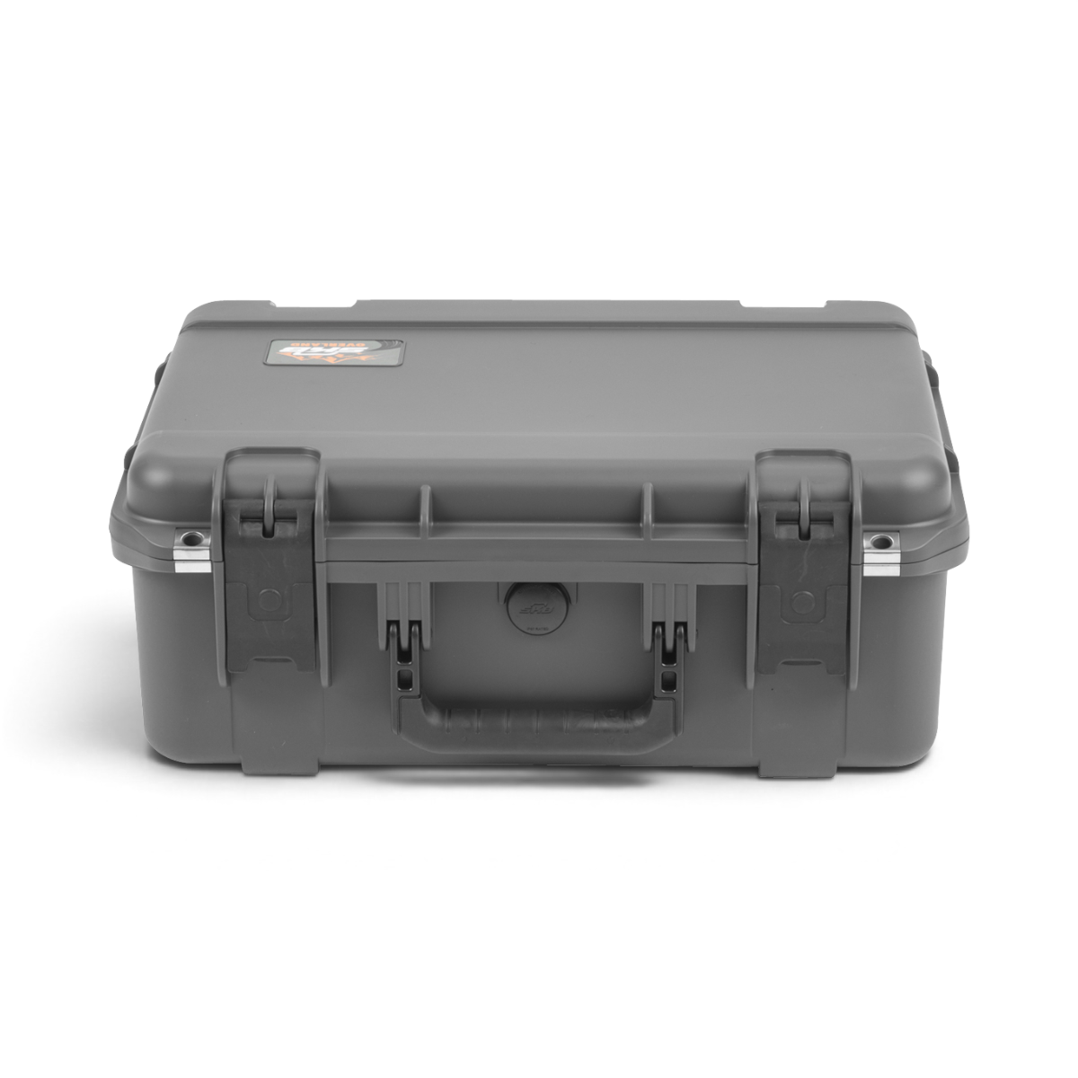 SKB Cases iSeries 1813-7 Overland waterproof storage case in charcoal grey with trigger latches and carry handle.