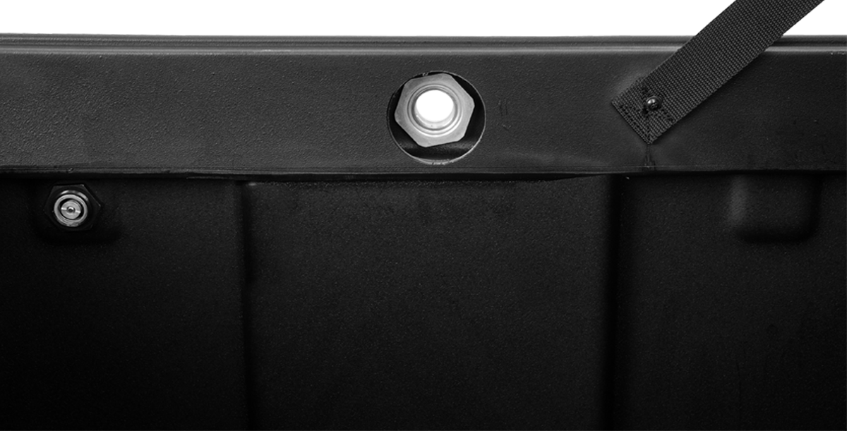 Interior view of rSeries TA446 Viewing Port showing non-breakable window for reliable access inside vacuum accessory cases.