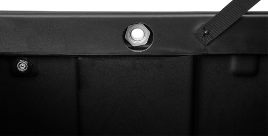 Interior view of rSeries TA446 Viewing Port showing non-breakable window for reliable access inside vacuum accessory cases.