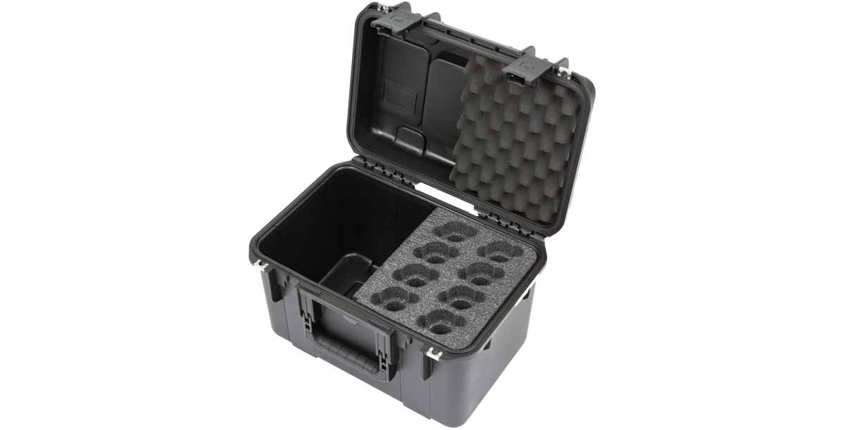 iSeries 8-Mic Case - Microphone Storage | Waterproof, Durable