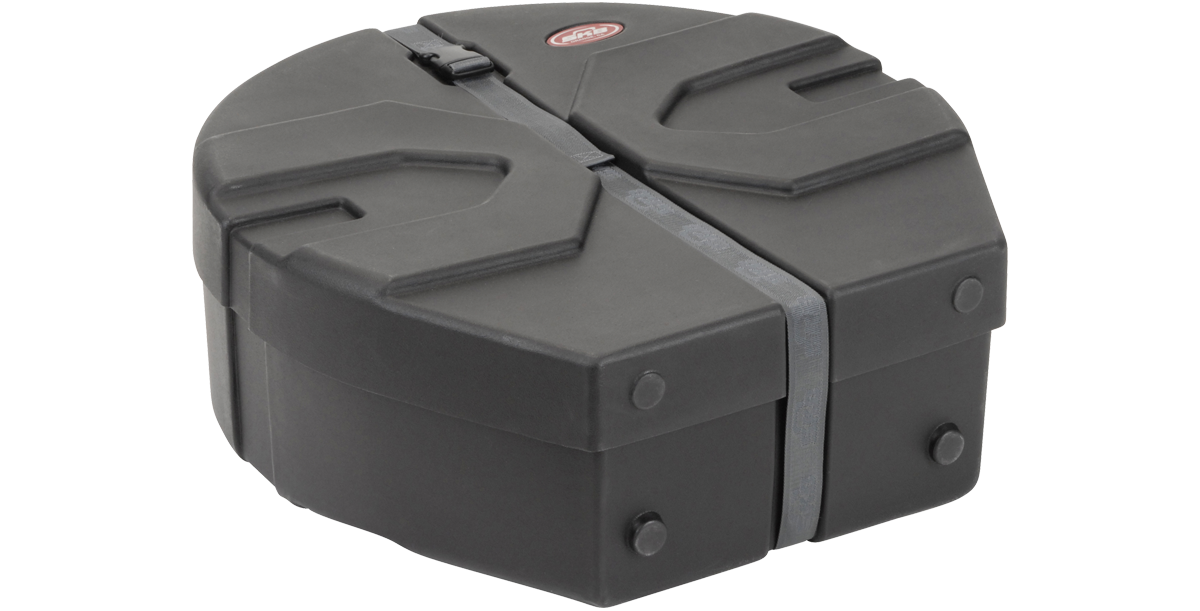 Cymbal Transport Case - Cymbal Safe with durable roto-molded shell, shown closed with reinforced edges for secure stacking and transport.