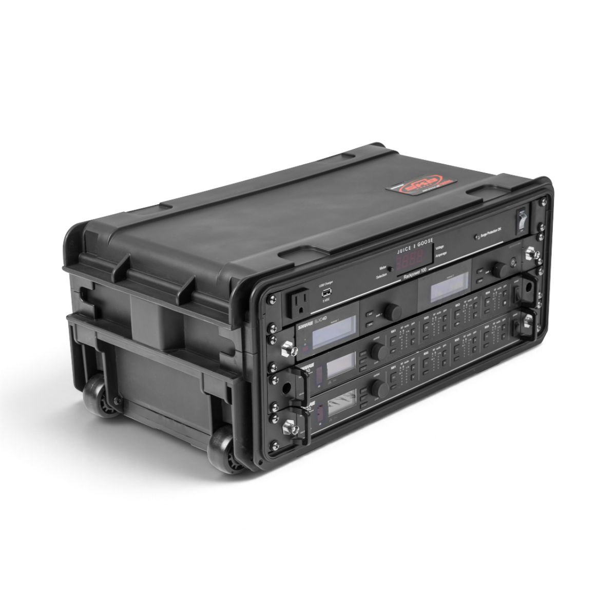 Compact Rack with Wheels - Compact Injection Molded Rack