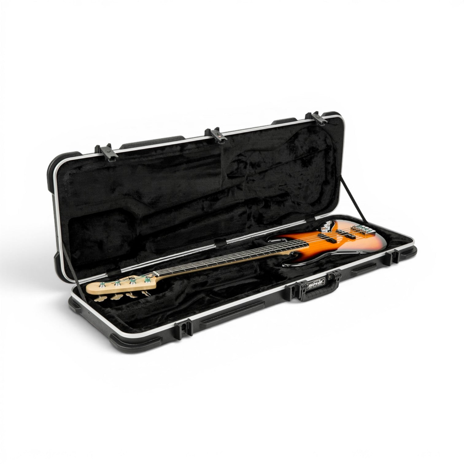 SKB エレクトリックハードケース Electric Bass Case - Universal Fit | TSA Latches, Plush Lining