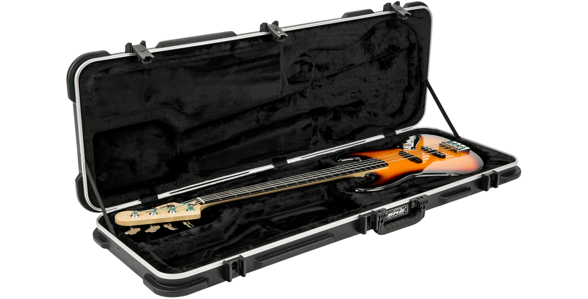 Electric Bass Case - Universal Fit | TSA Latches, Plush Lining Electric Bass Case - Universal Fit | TSA Latches, Plush Lining