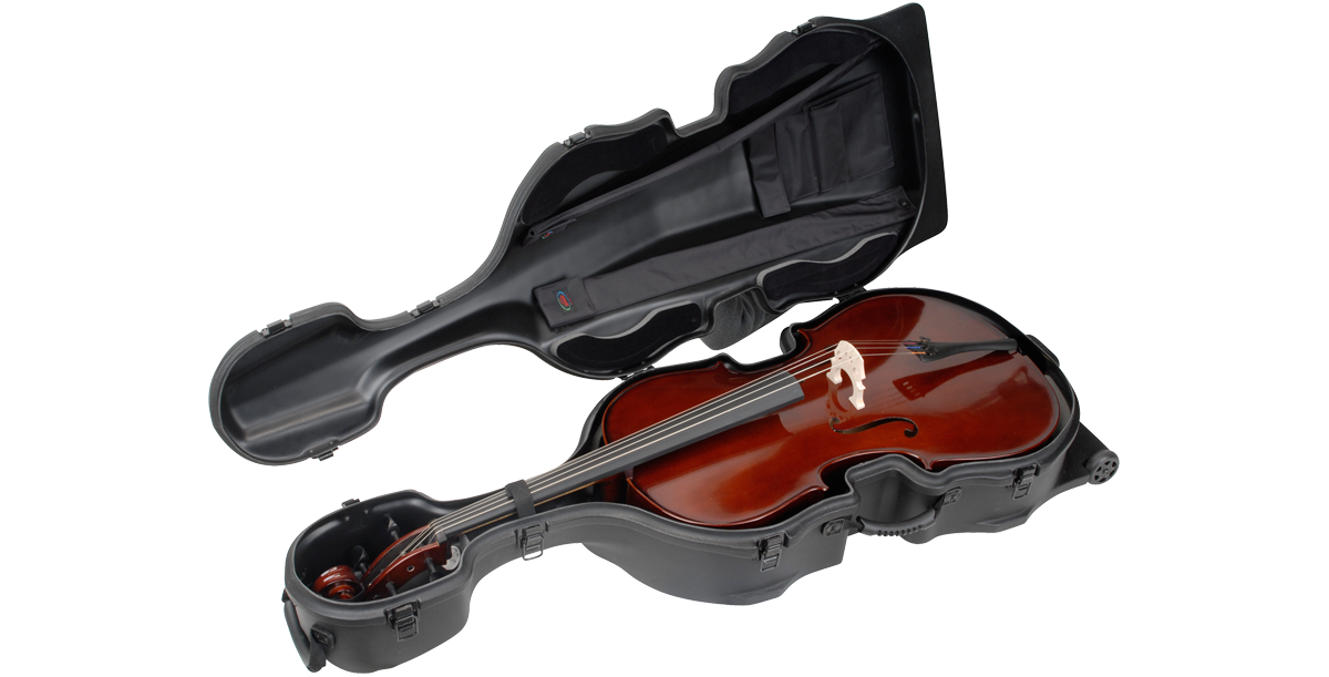 4/4 Cello Shell - 4/4 Cello Case | Scratch Resistant, Wheels, Handles