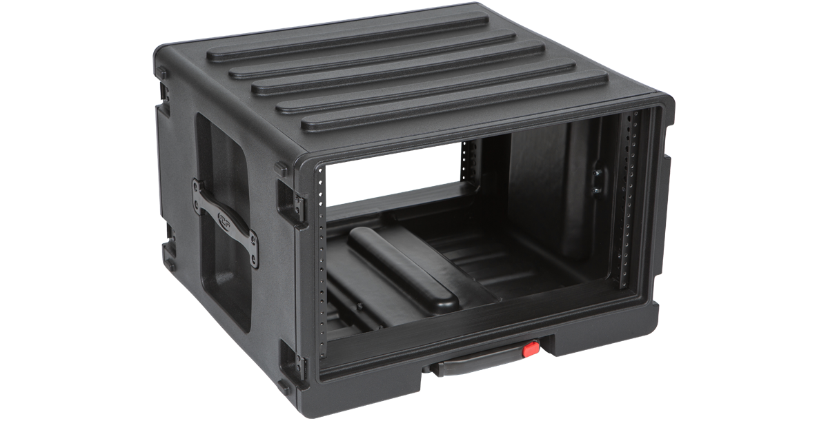 6U Rolling Rack - Durable and Portable Storage