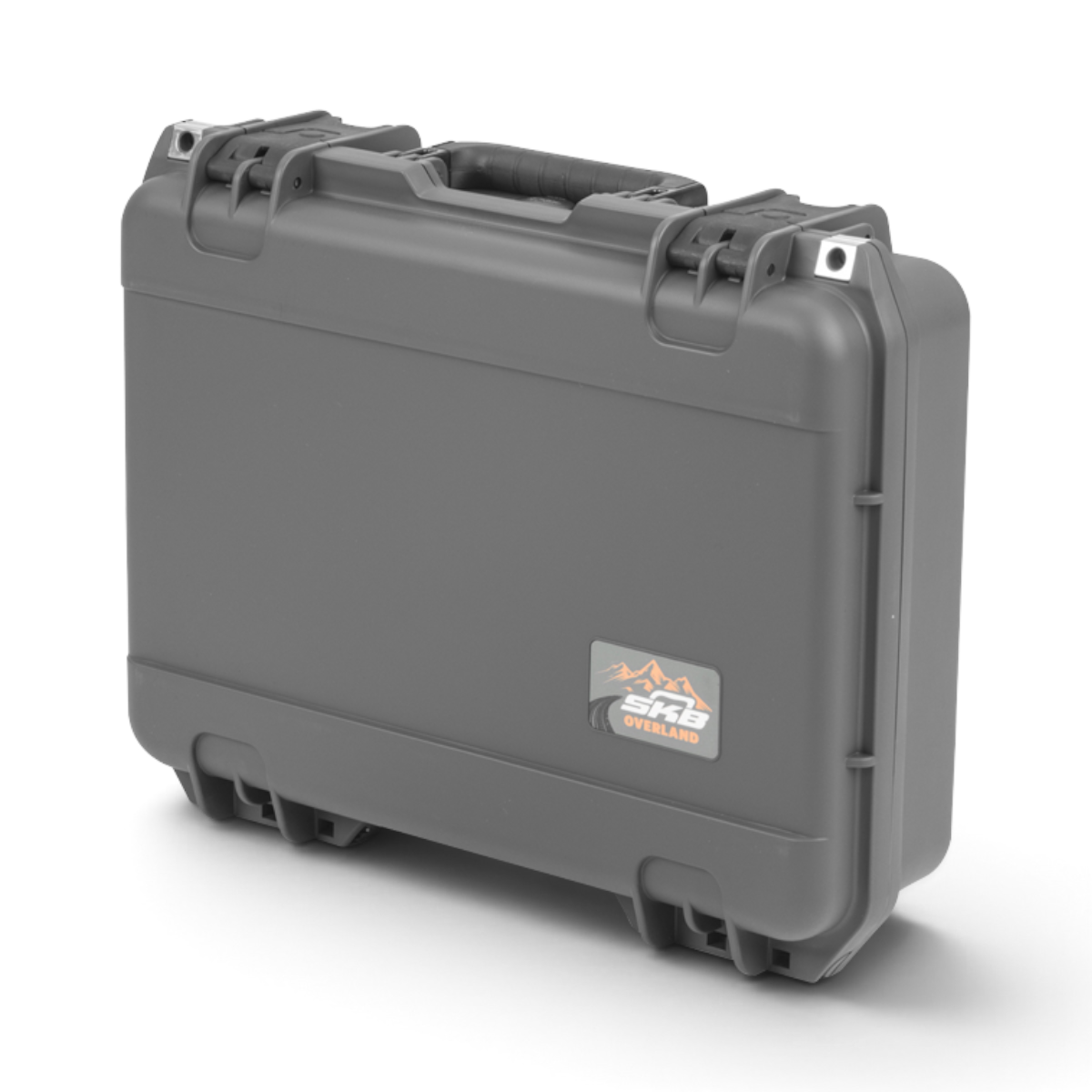SKB Cases iSeries 1813-5 Overland waterproof storage case in charcoal grey with durable trigger latches and handle.