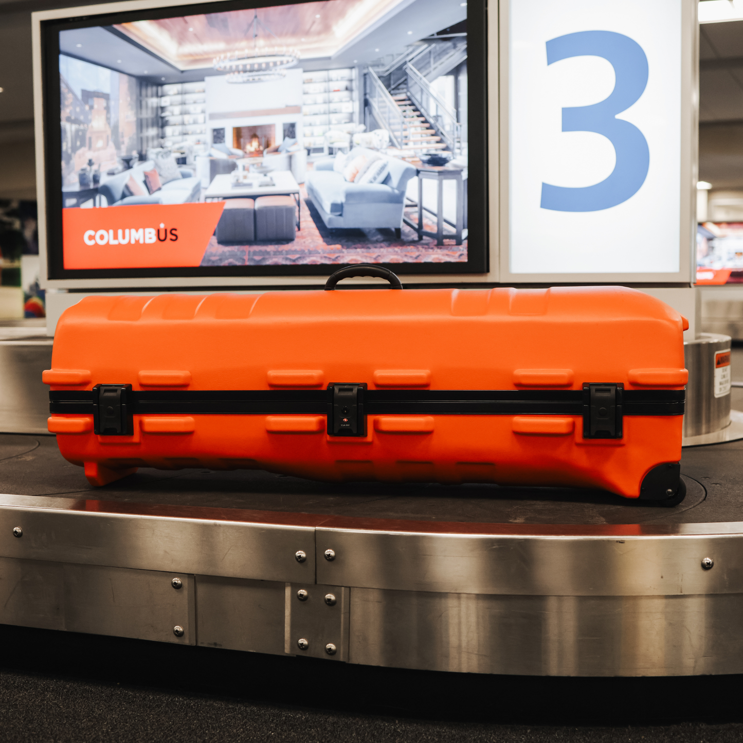 ATA Staff Pro XL Golf Travel Case, Orange