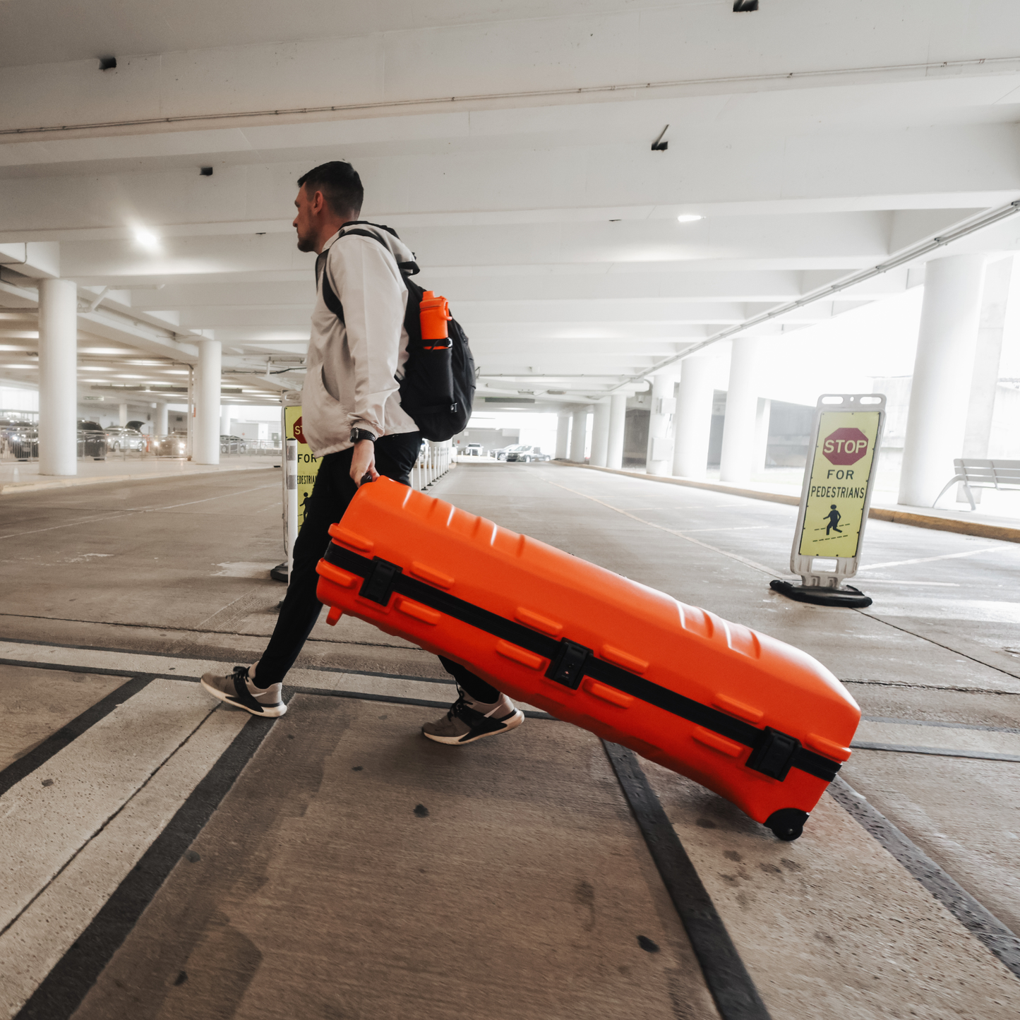 ATA Staff Pro XL Golf Travel Case, Orange