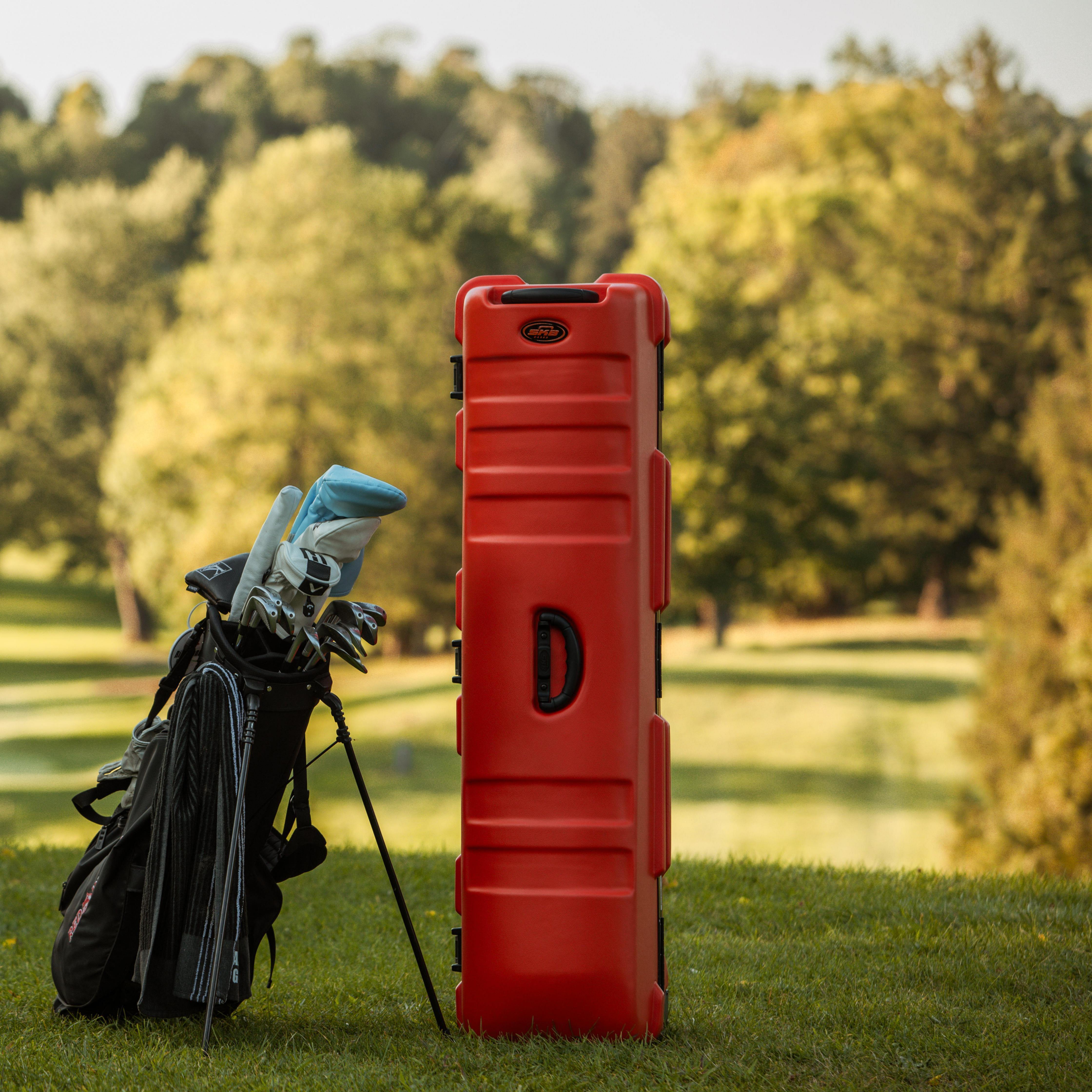 SKB ATA Staff Pro XL Golf Case Orange | High Protection