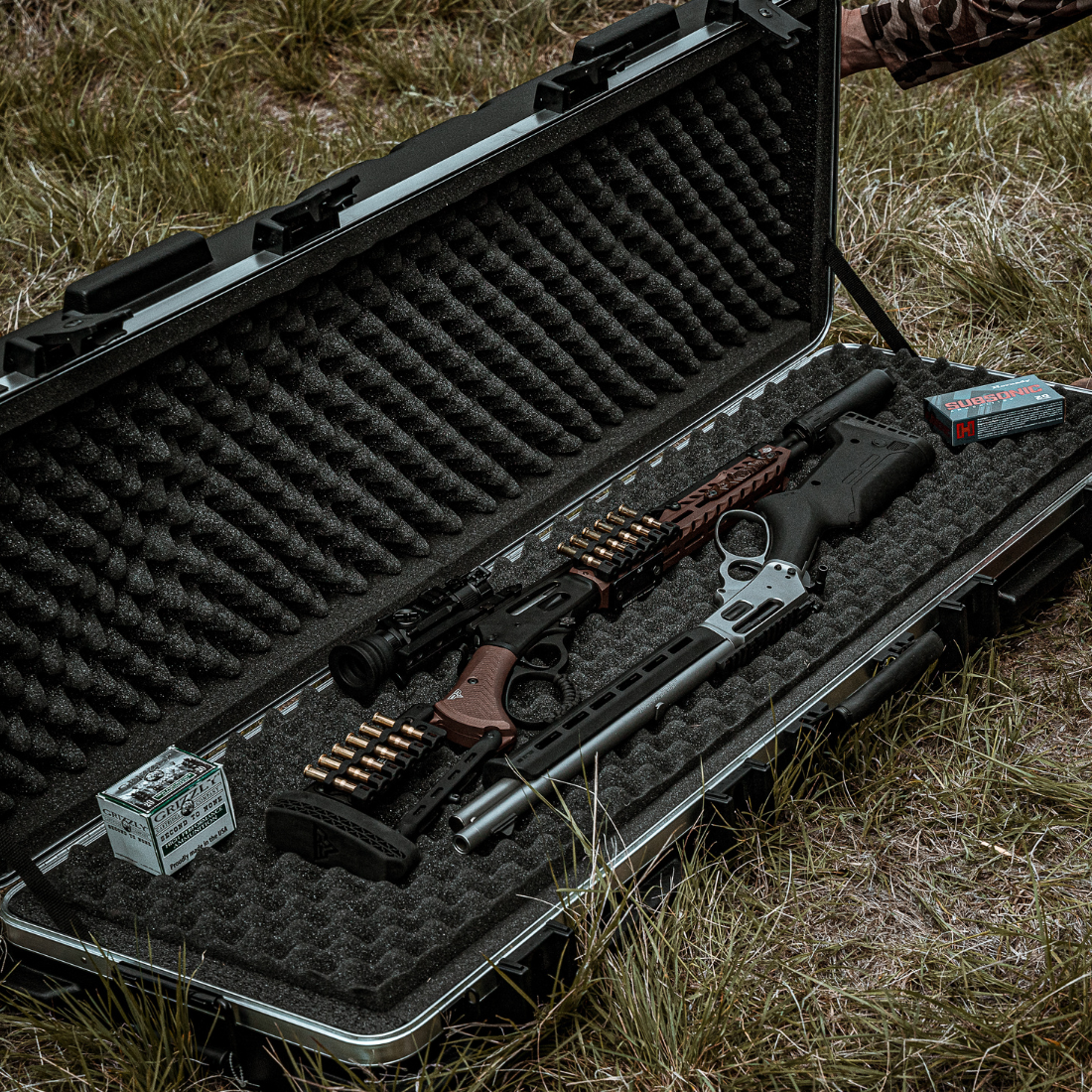 SFR 5013 Secure Rifle Case - Double Rifle Case | Durable Foam Interior