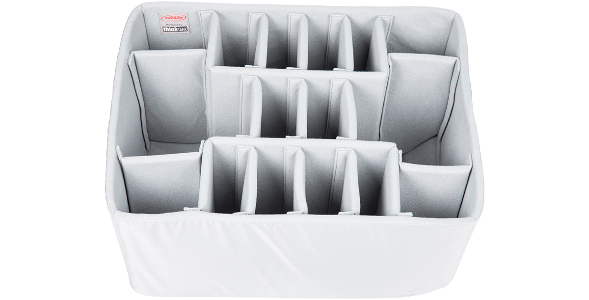 Think Tank iSeries Divider Set with customizable foam compartments for SKB cases. Durable design ideal for organizing vacuum accessories or gear.