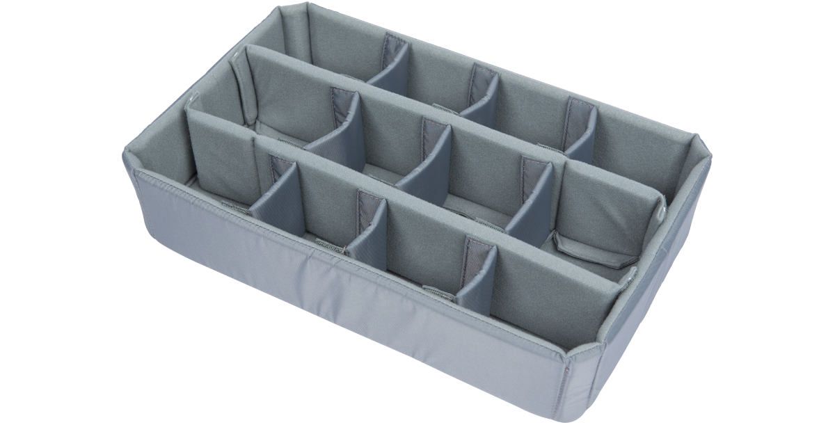 Durable iSeries 1610-5 Divider Set - Think Tank Design accessory kit with adjustable padded compartments for vacuum or household storage cases.