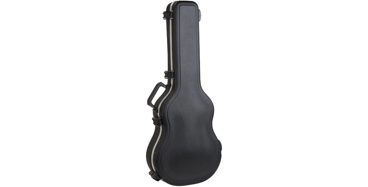 000 Guitar Case - Acoustic Guitar Protection with molded exterior and TSA locks for secure travel. Fits Martin, Taylor, and similar 000 guitars.