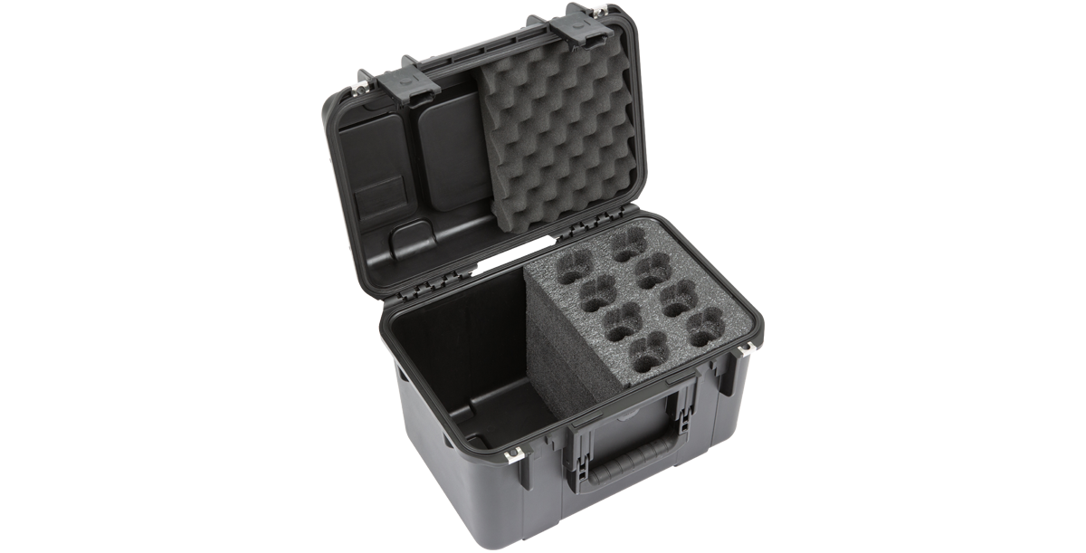 iSeries 8-Mic Case - Microphone Storage | Waterproof, Durable