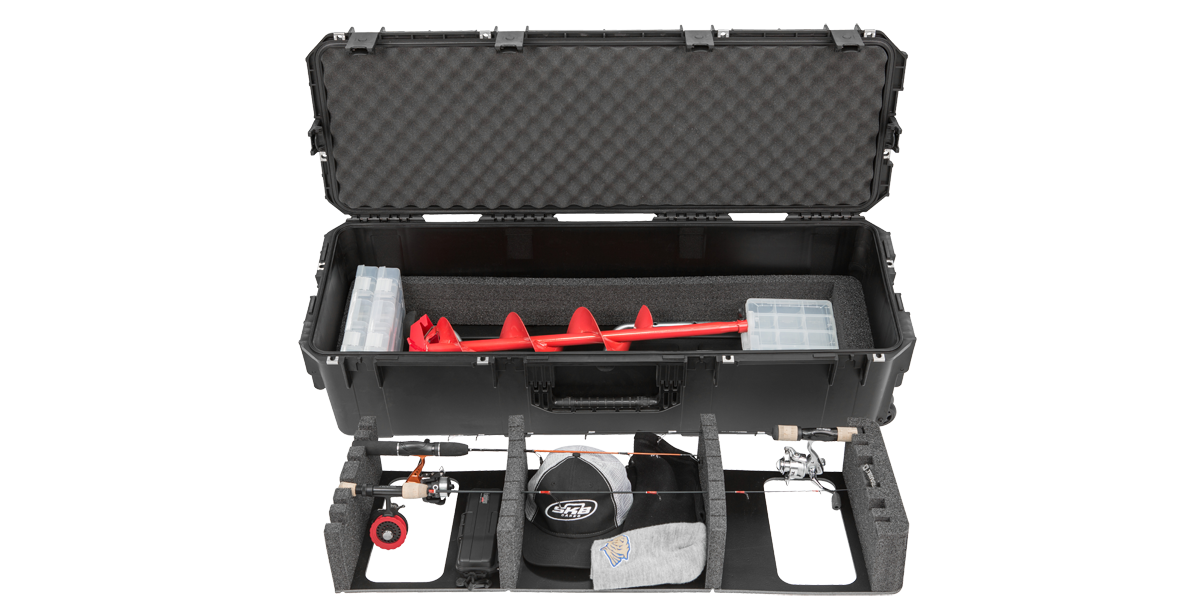 best ice fishing rod box NANUK 990 For Rods down lid to keep water and moisture out even in the harshest conditions iSeries 4213-12 Fishing Locker -