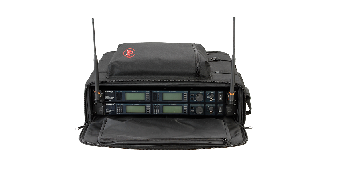 2U Rack Soft Case - Wireless Microphone | Portable & Safe 2U Rack Soft Case - Wireless Microphone | Portable & Safe